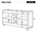 58.3" Bathroom Vanity Cabinet Only with Soft-Close Drawers by HouseOfZazla