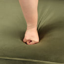 87.4" Sleeper Sofa Bed,2 in 1 Pull Out sofa bed L Shape Couch with Storage Ottoman for Living Room,Bedroom Couch and Small Apartment, Green