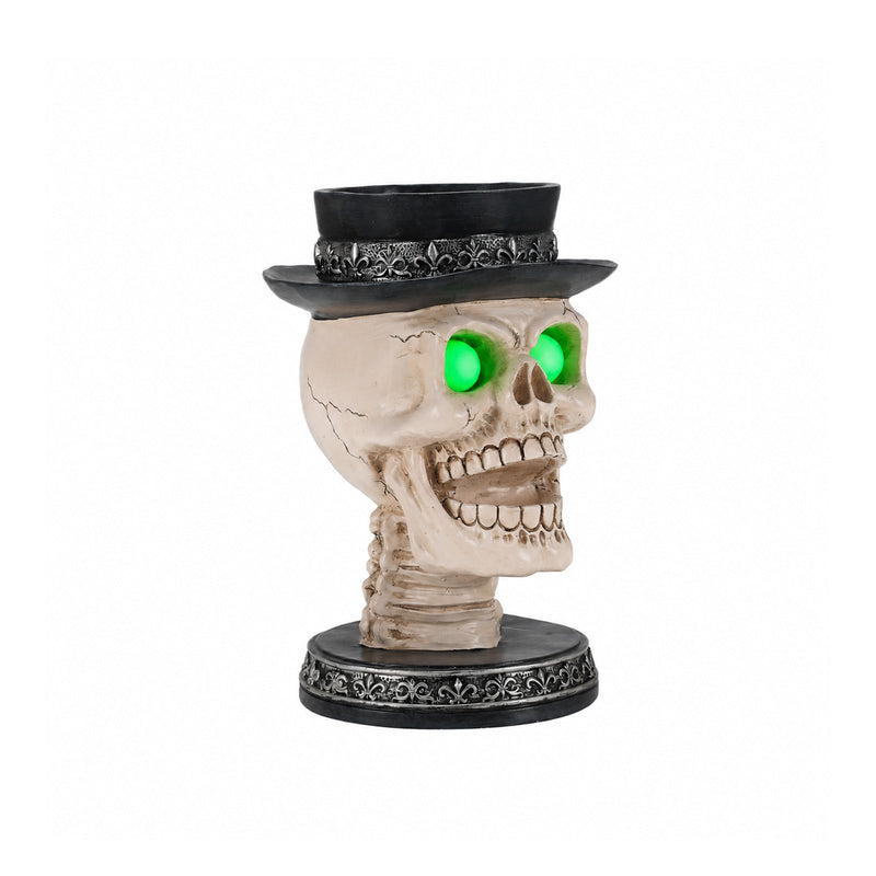 Halloween Skull Candle Holder with Glowing LED, photo 6 of 10
