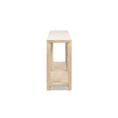 Milo - Console Table With Lower Shelf - Natural by HouseOfZazla