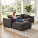 101" L-Shaped Modular Compression Sofa