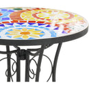 Outdoor Side Table,Colorful+Black