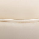 360 Degree Swivel Accent Chair Velvet Modern Upholstered Barrel Chair Over-Sized Soft Chair with Seat Cushion for Living Room, Bedroom, Office, Apartment, Beige