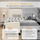 Platform Bed Frame With Tall Headboard And High Footboard by HouseOfZazla