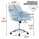 Adjustable Ergonomic Office Chair, Swivel Backrest Seat by Unique Piece Furniture