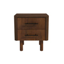 Logan - Nightsd Bed Side Tables With 2 Drawers - Brown by Unique Piece Furniture