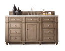 James Martin Bristol 60" Single Bathroom Vanity, Whitewashed Walnut