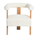 Walker Edison | Boucle Barrel Accent Chair