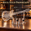 Electric Guitar Whiskey & Wine Decanter with 2 Pick