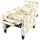 Push Back Upholstered Recliner Armchair by HouseOfZazla