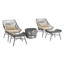 Ashland - 5 Piece Outdoor Conversation Set by HouseOfZazla
