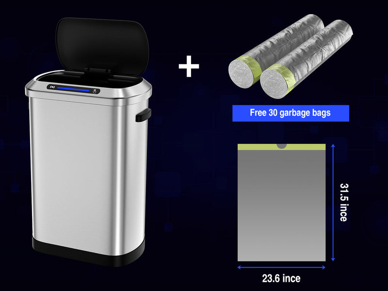 50L Smart automatic Trash Cans - Full Intelligent Sensor