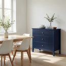 Fluted 3 Drawer Nightstand With Soft Close Slides by HouseOfZazla