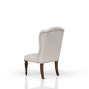 Upholstered Wing Host Chair - Light Gray by HouseOfZazla