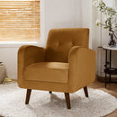 29.5 Inch Wide Accent Chair Upholstered Single Upholstered Lounge Club Chair For Living Room Bedroom