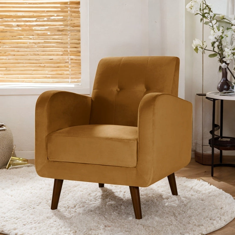 29.5 Inch Wide Accent Chair Upholstered Single Upholstered Lounge Club Chair For Living Room Bedroom