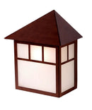 10"H Artisan 1-Light Architectural Bronze Pocket Outdoor Wall Light by LampsUSA