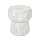 U_Style Outdoor Patio Accent Table With Crack Process by HouseOfZazla