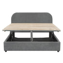 Upholstered Platform Bed With Hydraulic Storage System by HouseOfZazla