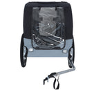 Large Folding Bike Trailer for Dogs – 66LB Capacity All-Terrain Pet Carrier