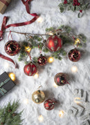 Decorative Hanging Ball Christmas Tree Ornaments For Holiday Decorations (Set of 6)