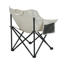 2 Pieces Outdoor Camping Chairs Folding / Portable, Comfortable Seating, Durable Steel Fram by HouseOfZazla