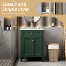 Bathroom Vanity With 2 Doors And Tip Out Drawer, Soft Closing Hinges by Unique Piece Furniture