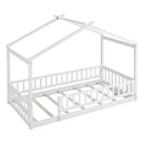 Bed House Bed Frame With Fence