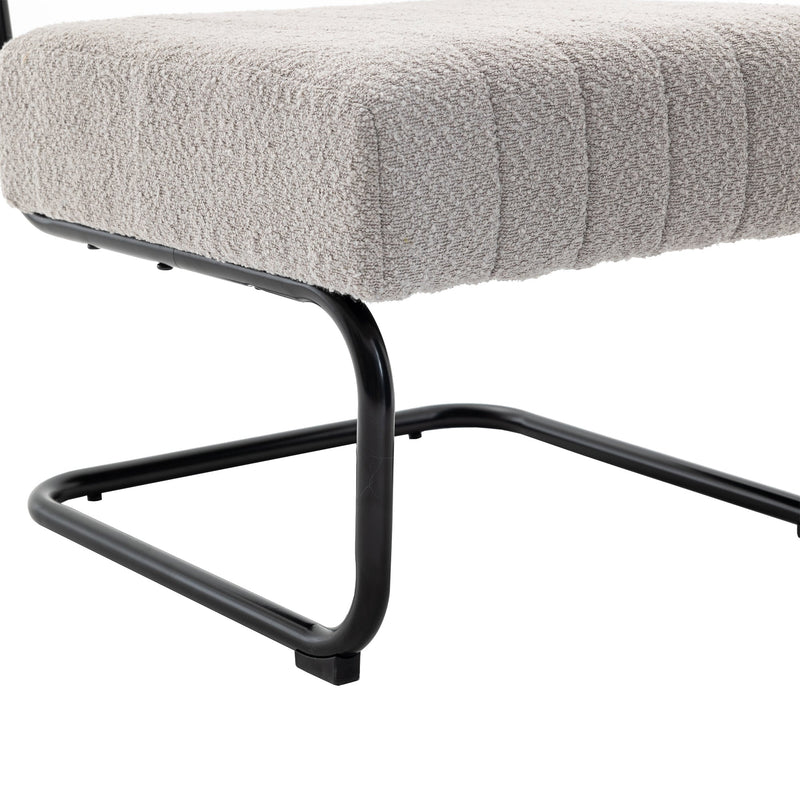 Accent Chair - Modern Industrial Slant Armchair with Metal Frame - Premium High Density Soft Single chair for Living Room Bedroom