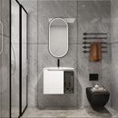 24" Wall-Mounted Bathroom Vanity With Ceramic Sink by HouseOfZazla