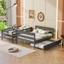 Detachable Design Bunk Bed With Ladder by Unique Piece Furniture