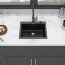 Quartz Kitchen Sink, Granite Composite, Drop In Sink With Durable Design by HouseOfZazla