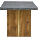 Table and chair set.Cozy Modern MDF Dining Set -67'x35.4' with 4 Gray  Artificial Leather Chairs With Curved Widened Cushion Design.Suitable for restaurants, kitchens, dining rooms,etc.