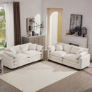 Elegant Oversized Sectional Sofa Set With Deep Seats And Flexible Layout by HouseOfZazla