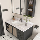 Bianco Carrara Venato Marble Vanity Top With Pre Drilled Faucet Hole And Undermount Sink by HouseOfZazla