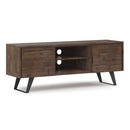 Lowry - TV Media Stand - Rustic Natural Aged Brown by HouseOfZazla