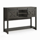 Farmhouse Entryway Table With Sliding Barn Door by HouseOfZazla