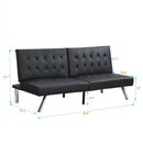 Comfortable Futon Sofa Bed - Black by HouseOfZazla