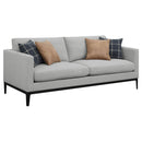 Montauk - Upholstered Sofa With Reversible Cushions - Light Gray by HouseOfZazla