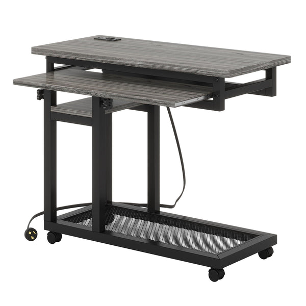Adjustable Portable C-Shaped Desk With Power Outlet & USB Ports, photo 2 of 8
