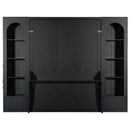French Style Murphy Platform Bed With Shelf, Side Cabinets, Drawers And LED