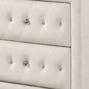 Sophia - 2 Drawer Upholstered Nightstand