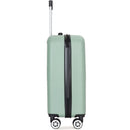 2Piece Luggage Sets ABS Lightweight Suitcase, Spinner Wheels, (20/14) OLIVE GREEN
