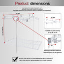 Overhead Garage Storage Rack - 4x8 FT