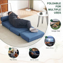 Foldable Single Chair Sofa Bed With Pillow, Easy To Store, Breathable And Wearable by HouseOfZazla