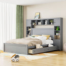 Bed With All In One Cabinet, Shelf And Sockets by HouseOfZazla