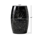 RUBY Side Table — Lace Cut Metal End Table for Outdoor & Indoor Use by HouseOfZazla