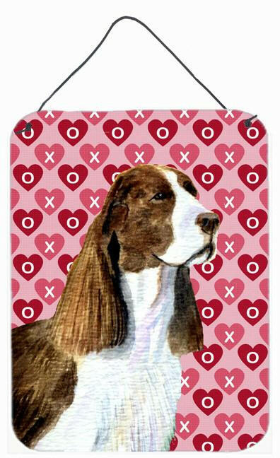 Springer Spaniel Hearts Love and Valentine's Day Wall or Door Hanging Prints