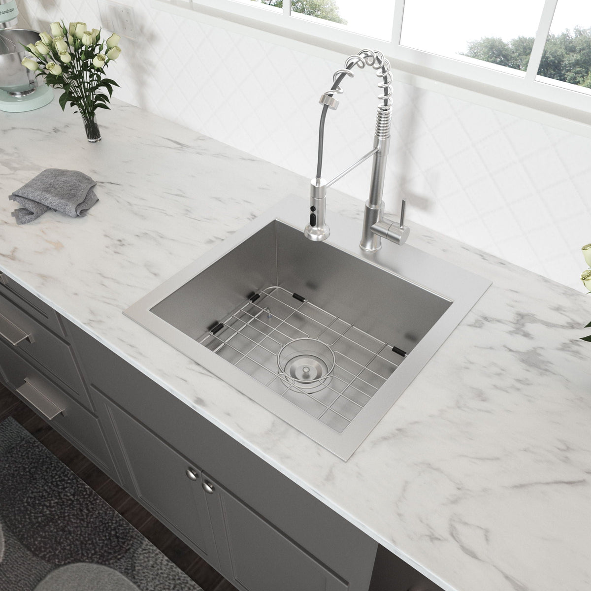 Stainless Steel Drop In Kitchen Sink, Topmount, photo 34 of 40