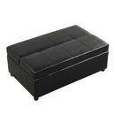 Twin Size Folding Ottoman Sleeper Bed With Mattress Convertible Guest Bed by HouseOfZazla